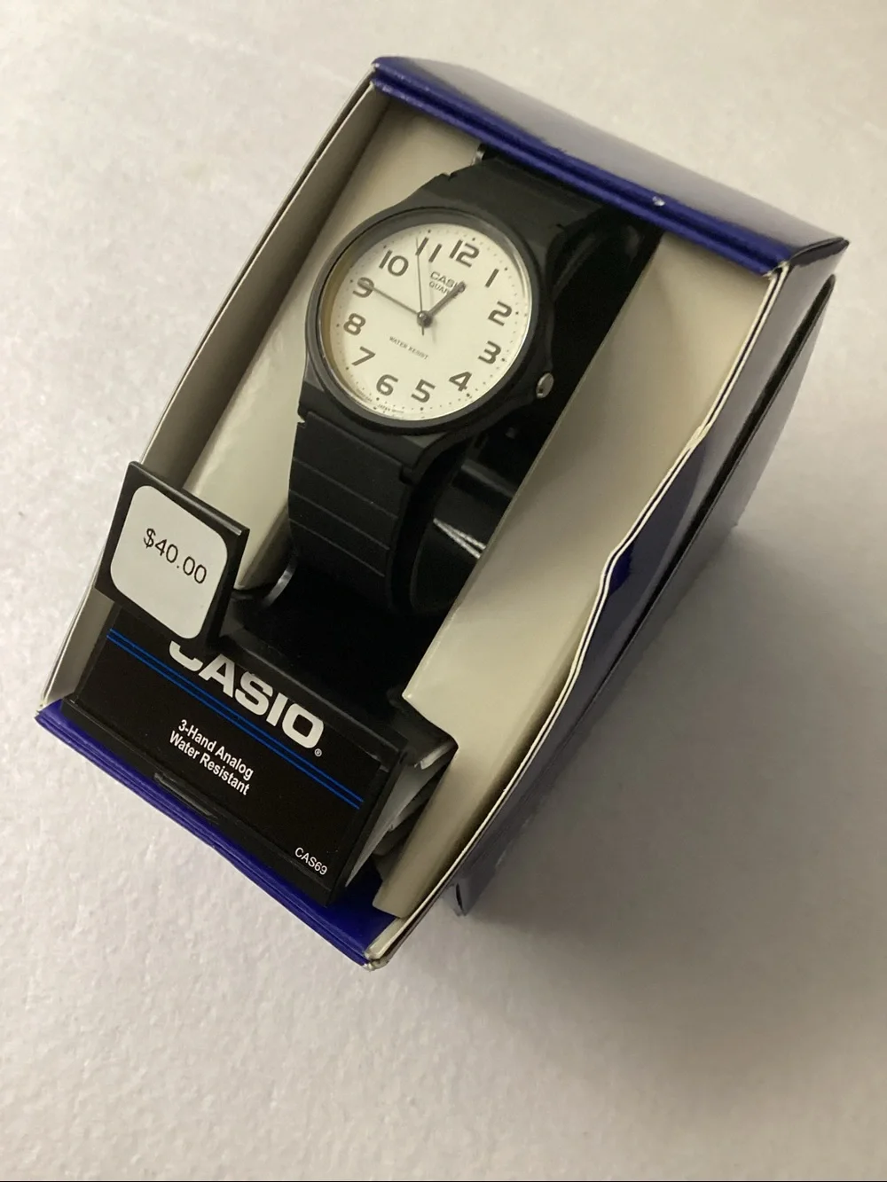 Casio Unisex Black Resin Strap Watch 35mm